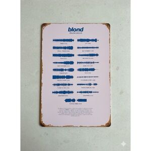Frank Ocean "Blond" Metal Wall Decor